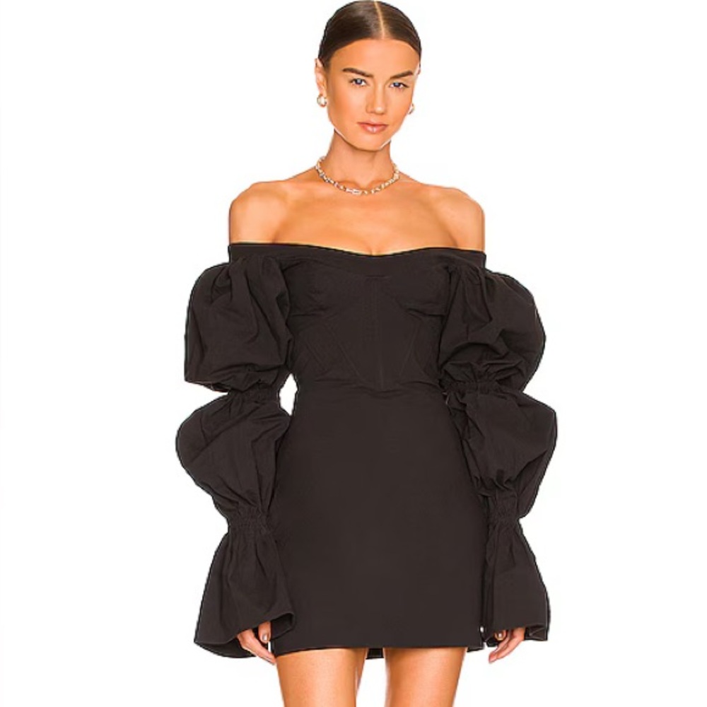 Natalie Rolt Kenzy Mini Dress in Black